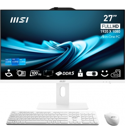 MSI PRO/AP272P 14M-611EU/27"/FHD/i7-14700/16GB/1TB SSD/UHD 770/W11P/White/3R