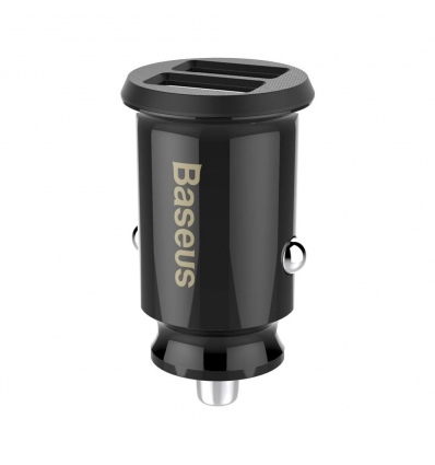 Baseus CCALL-ML01 Grain Nabíječka do Auta 15.5W 2x USB Black