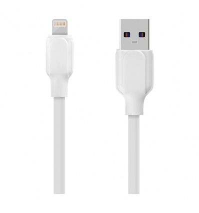 OBAL:ME Simple USB-A/Lightning Kabel 1m White