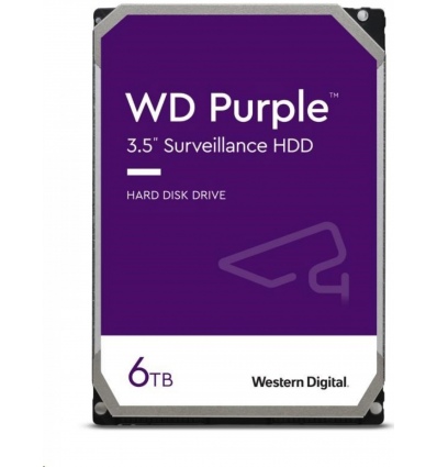 WD Purple/6TB/HDD/3.5"/SATA/5400 RPM/3R