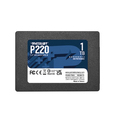 PATRIOT P220/1TB/SSD/2.5"/SATA/3R