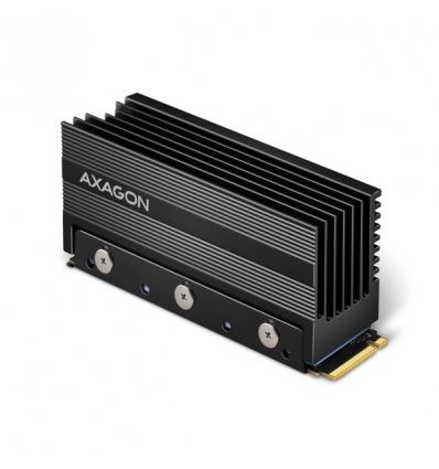 AXAGON CLR-M2XL, hliníkový pasivní chladič pro jedno i oboustranný M.2 SSD disk, výška 36 mm