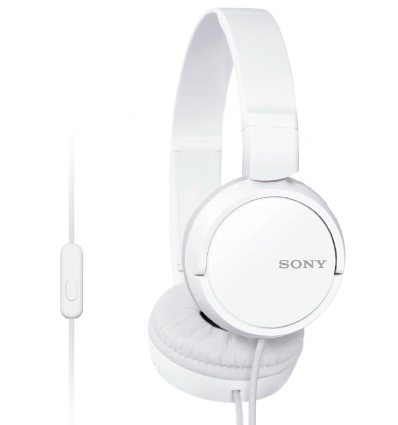 SONY sluchátka MDR-ZX110AP handsfree, bílé