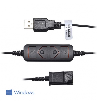 JPL BL-05MS+P kabel pro náhlavky s QD konektorem do USB