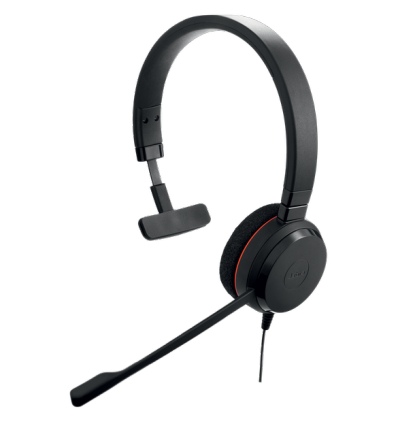 Jabra Evolve 20/Mono/USB-C/Drát/MS/Černá