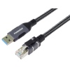 Ethernet. kabel USB3.2- LAN RJ45 10/100/1000, 1m