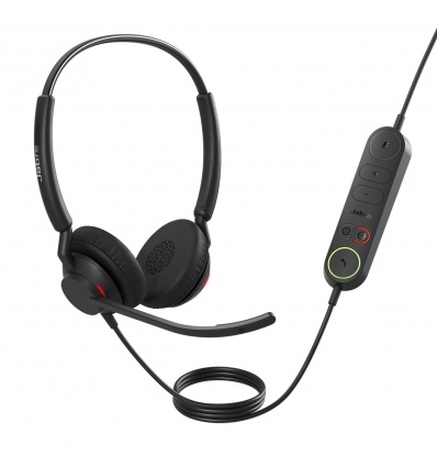 Jabra Engage 40 (Inline Link)/Stereo/ANC/USB-C/Drát/Černá