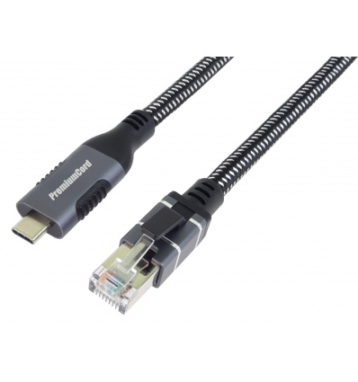 Ethernet. kabel USB3.2- LAN RJ45 10/100/1000, 2m