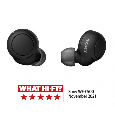 Sony True Wireless WF-C500, černá