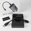 AXAGON ADSA-1S6, USB 3.2 Gen 1 - SATA 6G SSD/HDD adaptér vč. 2.5" pouzdra