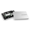 AXAGON RSS-M2SD, SATA - M.2 SATA SSD, interní 2.5" ALU box, stříbrný