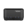 Dokovací stanice pro HDD 2,5"/3,5" USB 3.0 Natec Kangaroo Dual, funkce klonování, napájecí adaptér