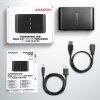 AXAGON ADSA-D25, USB 3.2 Gen 1 - 2x SATA 6G 2.5" SSD/HDD CLONE MINI dokovací stanice