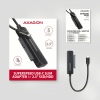 AXAGON ADSA-FP2C, USB-C 5Gbps - SATA 6G 2.5" SSD/HDD SLIM adaptér