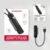 AXAGON ADSA-FP2A, USB-A 5Gbps - SATA 6G 2.5" SSD/HDD SLIM adaptér