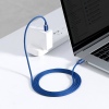 Baseus CAJY000703 Crystal Shine Series Datový Kabel USB-C - USB-C 100W 2m Blue