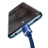 Baseus CAJY000603 Crystal Shine Series Datový Kabel USB-C - USB-C 100W 1,2m Blue