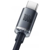 Baseus CAJY000401 Crystal Shine Series Datový Kabel USB - USB-C 100W 1,2m Black