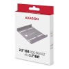 AXAGON RHD-125S, kovový rámeček pro 1x 2.5" HDD/SSD do 3.5" pozice, šedý