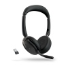 Jabra Evolve2 65 Flex/Stereo/ANC/USB/BT-USB/Bezdrát/MS/Černá