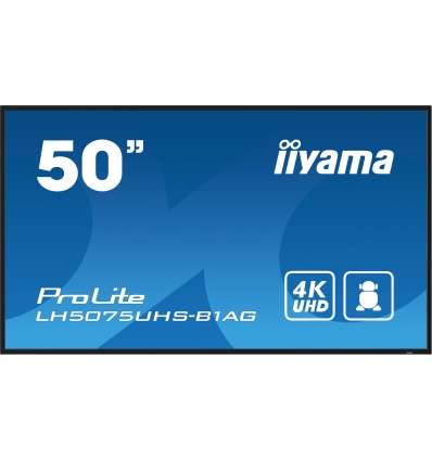 50" iiyama LH5075UHS-B1AG:VA,4K UHD,Android,24/7