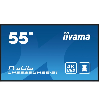 55" iiyama LH5565UHSB-B1: IPS,4K UHD,Android,24/7