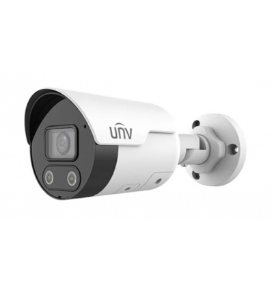 Uniview IPC2122LE-ADF28KMC-DL, 2Mpix IP kamera, bullet, objektiv 2,8 mm (106,7°), IR+bílý přísvit 30