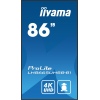 86" iiyama LH8665UHSB-B1:IPS,4K UHD,Android,24/7