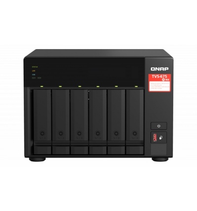 QNAP TVS-675-8G (8core 2,5GHz / 8GB RAM / 6xSATA / 2xM.2 NVMe slot / 2xPCIe / 2x2,5GbE / 1x HDMI 4K)