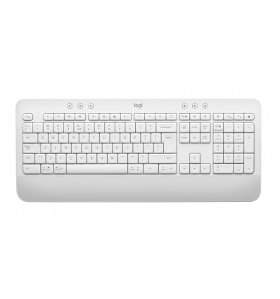 Logitech K650/Bezdrátová USB + Bluetooth/CZ-SK layout/Šedá