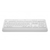 Logitech K650/Bezdrátová USB + Bluetooth/CZ-SK layout/Šedá