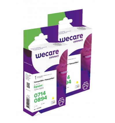 WECARE ARMOR sada ink kompatibilní s EPSON T071440 2x9ml,žlutá,T071440