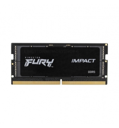 Kingston FURY Impact/SO-DIMM DDR5/16GB/6400MHz/CL38/1x16GB/Black