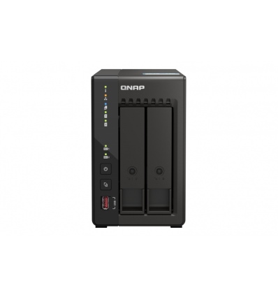 QNAP TS-253E-8G (4core 2,6GHz, 8GB RAM, 2x SATA, 2x M.2 NVMe slot, 2x HDMI 4K, 2x 2,5GbE, 4x USB)