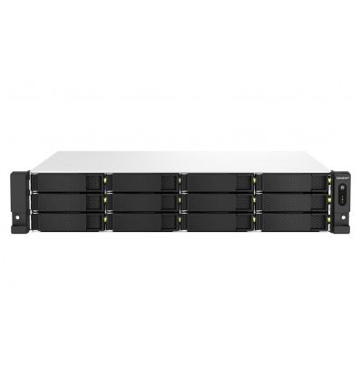 QNAP TS-1264U-RP-8G (4core 2,9GHz, 8GB RAM, 12x SATA, 2x 2,5GbE, 1x PCIe, 1x HDMI, 4x USB, 2x zdroj)