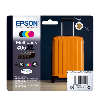 Epson Multipack 4 Colours 405XL DURABrite Ultra Ink