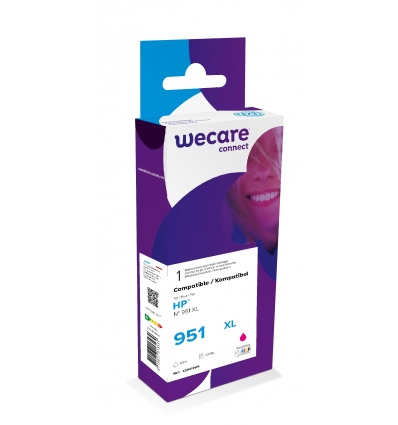 WECARE ARMOR ink kompatibilní s HP CN047AE, červená/magenta