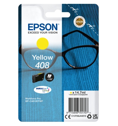 EPSON Singlepack Yellow 408 DURABrite Ultra Ink