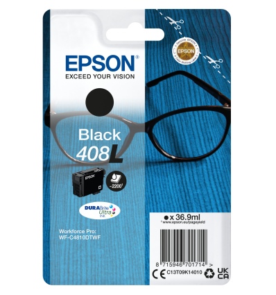 EPSON Singlepack Black 408L DURABrite Ultra Ink