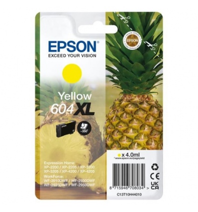 EPSON Singlepack Yellow 604XL Ink