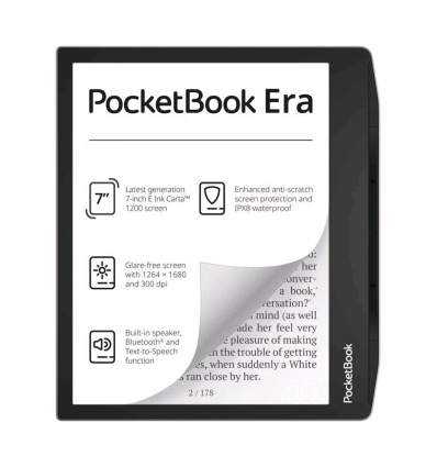 E-book POCKETBOOK 700 ERA, 16GB, Stardust Silver, stříbrný