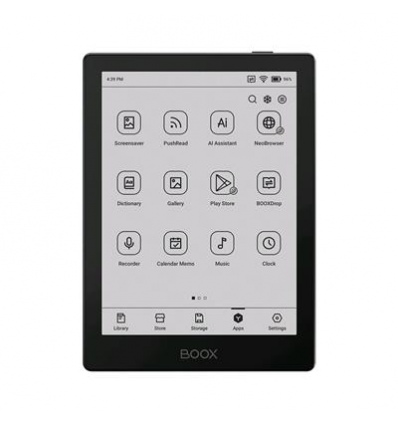 E-book ONYX BOOX GO 6, 6" Carta 1300, 32GB, Bluetooth, Android 12, E-ink displej