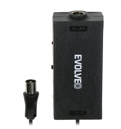 EVOLVEO Amp 1, anténní zesilovač FM/DAB+/DVB-T2, filtr LTE,4G,5G