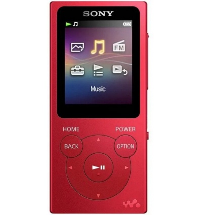 Sony MP3 8GB NW-E394L, červený