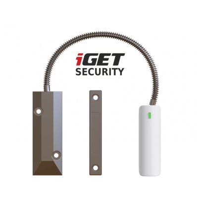 iGET SECURITY EP21 - senzor na železné dveře/okna/vrata pro alarm M5, výdrž baterie až 5 let