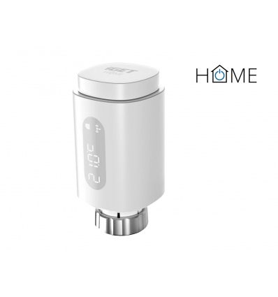 iGET HOME TS10 Thermostatic Radiator Valve - termostatická hlavice, Zigbee 3.0, LED LCD