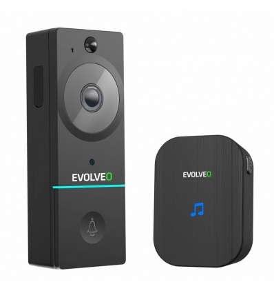 EVOLVEO Ringo RELAY - WiFi videozvonek s otevíráním brány + zvonek do zásuvky