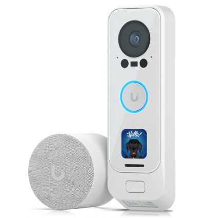 Ubiquiti UVC-G4 Doorbell Pro PoE Kit - G4 Doorbell Professional PoE Kit - White