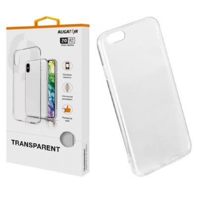 ALIGATOR Pouzdro Transparent Apple iPhone 6/6S