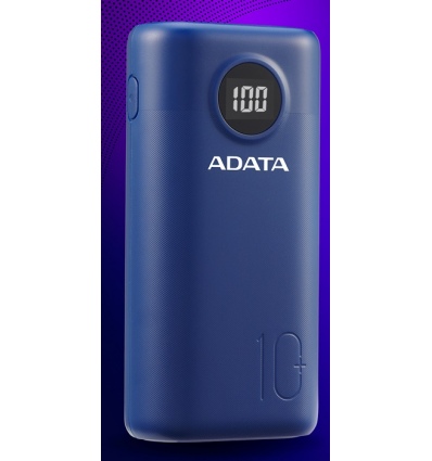 ADATA P10000QCD Power Bank 10000mAh modrá